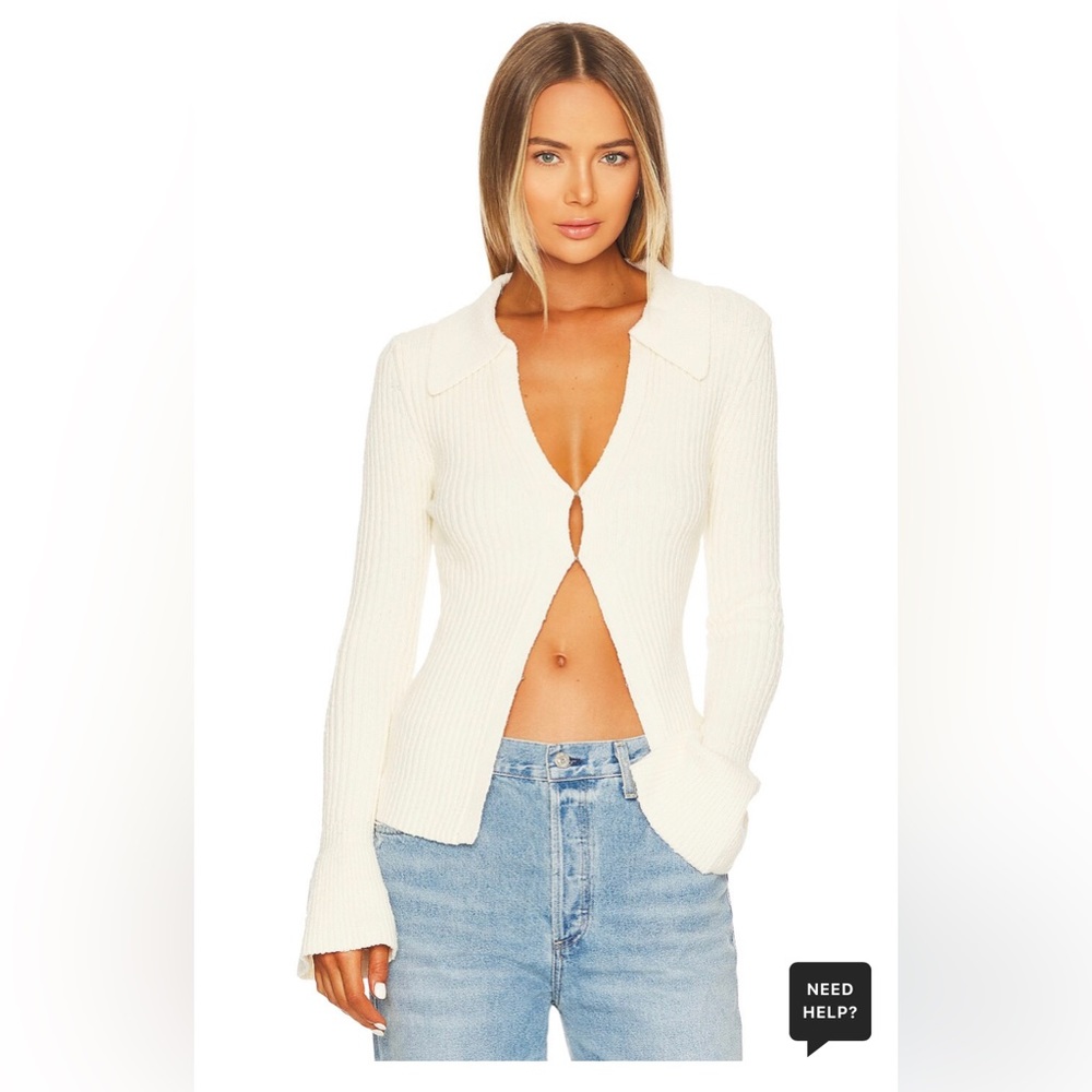 Song of Style Juliet Cardigan in Pale Oat